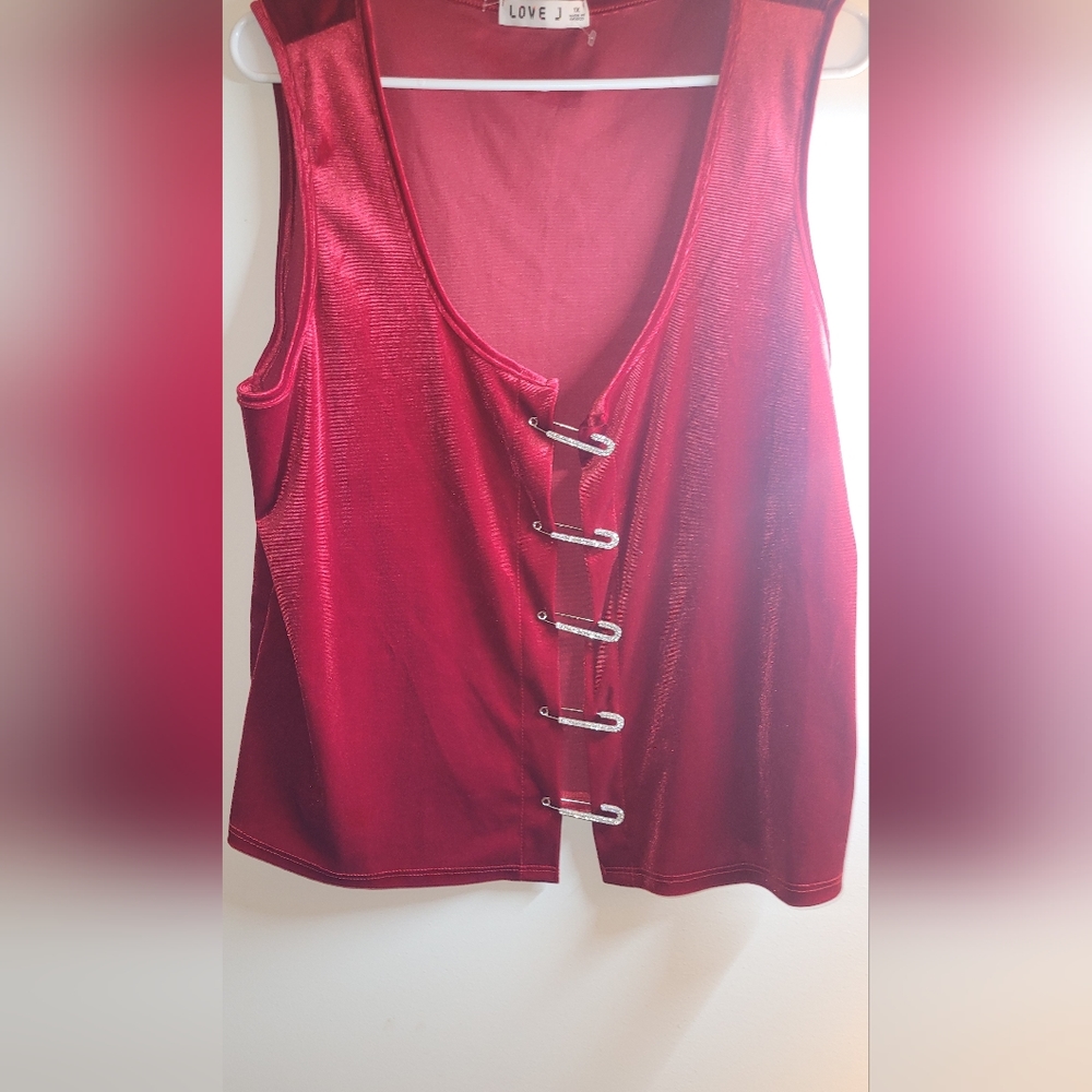 Velvet Red Top